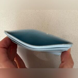 Swarovski card holder case with white flower crystal